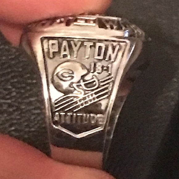 SUPER BOWL XX 1985 WALTER PAYTON CHICAGO BEARS CHAMPION MVP HAND MADE RING &BOX! - Picture 2 of 12